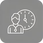 Icon: Flexible Arbeitszeiten